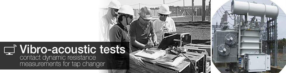 Odyssey Manufacturing Agency inc. - Vibro-acoustic tests contact dynamic resistance measurments for tap changer